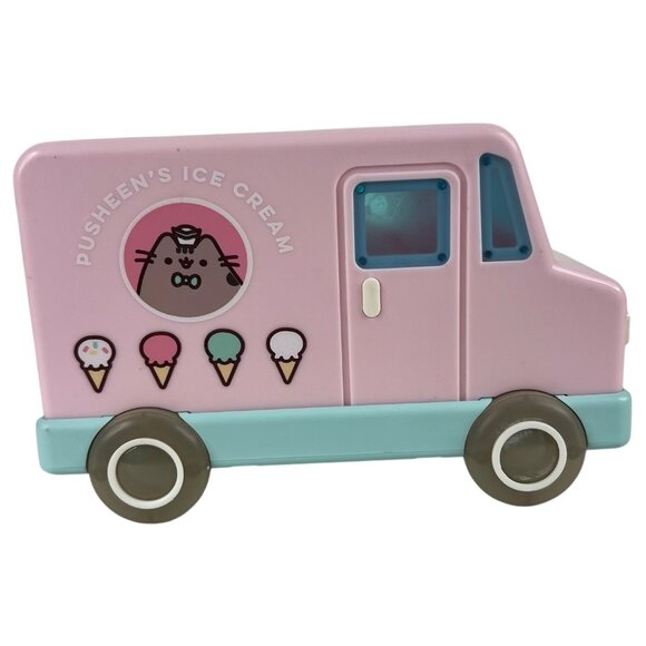Pusheens Ice Cream Truck With vinyl Figurine Cat Box Summer 2021 Culturefly - Picture 4 of 12
